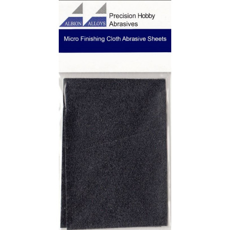 2 Feuilles Abrasives en microfibres, grain 1800 / 2 Micro Finishing Cloth Abrasive Sheet, 1800 Grit
