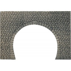 Entrée de tunnel , pierre de taille naturelle / Decorative sheet tunnel portal, Natural cut stone H0