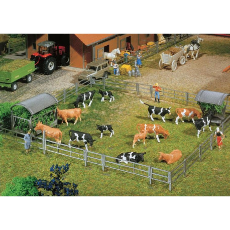 Système de clôture (2*1000mm) / Fence systems for stalls and open stable farm H0