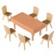 4 tables et 24 chaises / 4 Tables and 24 Chairs H0