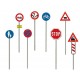 Set de panneaux de route / Traffic Signs H0