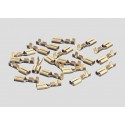 20 Cosses plates / 20 Spade Connectors H0