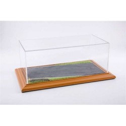 1/18 Diorama based display case with country road, 325 * 165 * 125