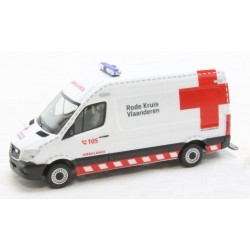 936989 Herpa Mercedes Benz Sprinter Ambulance "Rode Kruis" (B) HO