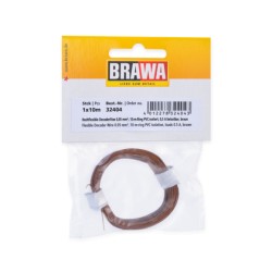 Câble Brun / Decoder wire Brown 0,05mm², 10m