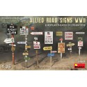 Allies Road Signs WWII Europe 1/35