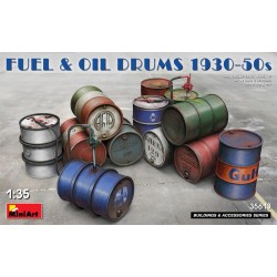 Fuel & Oil Drums 1930-50 1/35