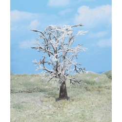 4 Arbres enneigés / Winter Trees, 18cm