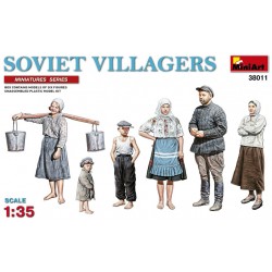 Soviet villagers 1/35