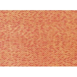 Mur de briques rouges / Wall card, Red brick N