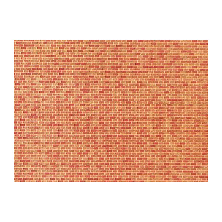 Mur de briques rouges / Wall card, Red brick N