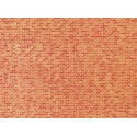 Mur de briques rouges / Wall card, Red brick N