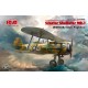 Gloster Gladiator Mk.I,WWII British Fighter, avec Décals Belges 1/32