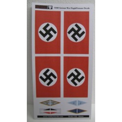 Drapeaux Allemands / German War Flags & Pennant Decals 1/35