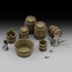 Barrils de vin & Accessoires de Ferme / Wine barrels and farm accessories 1/35