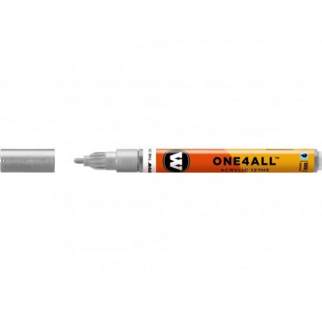 One4All Crossover Marqueur Acrylique Argent Métal / Acrylic Marker Silver Metallic 2mm