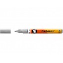 One4All Crossover Marqueur Acrylique Argent Métal / Acrylic Marker Silver Metallic 2mm