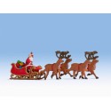 Père Noël avec luge / Santa Claus With Sleigh H0