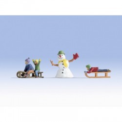Enfants dans la Neige / Children in the Snow H0