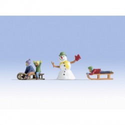 Enfants dans la Neige / Children in the Snow H0