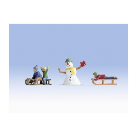 Enfants dans la Neige / Children in the Snow H0