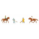 Personnel d’écurie, cavaliers / Stable personnel, riders N