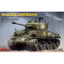 Sherman M4A3E8 W/ Workable Track Links 1/35