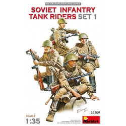 Soviet Infantry Tank Riders 1 1/35