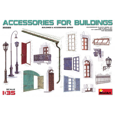 Accessoires pour immeubles / Accessories for Buildings 1/35