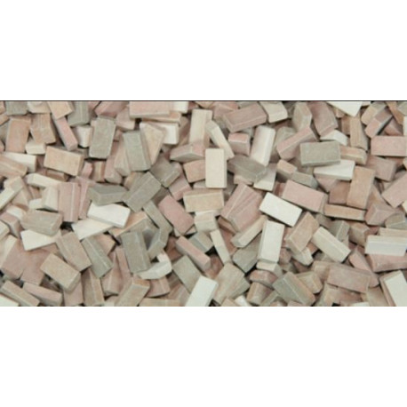 500 Briques Mix Terracotta / 500 Terracotta Mix Bricks 1/32-1/35
