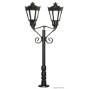Lanterne Double / Park lamp double, black, LED warmwhite H0
