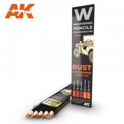 Weathering Pencils Set Effets d'Ombre Noir & Blanc / Shading & Effects Black & White Set