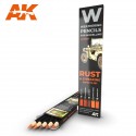Weathering Pencils Set Effets de Rouille / Rust & Streaking Set