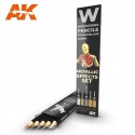 Weathering Pencils Set Effets Métalliques / Metallics Effects Set