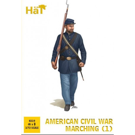 American Civil War Marching Set 1 1/72