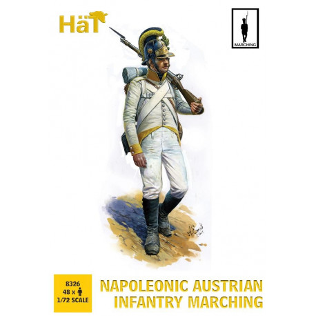 Austrian Infantry Marching, Napoleonic War 1/72