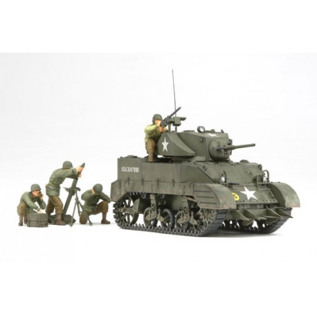 US Light Tank M5A1 w/ 4 Figures 1/35