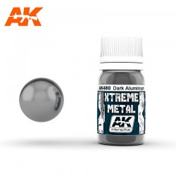 Xtreme Metal Dark Aluminium Foncé, 30ml