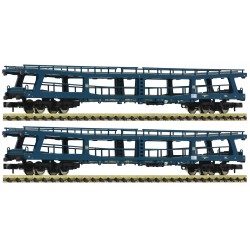 Set de 2 Wagons transport voitures / Auto-train "Christophorus", DB, N