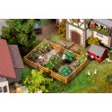 Jardin d’agrément avec fleurs et buissons / Pleasure garden with flowers and bushes H0