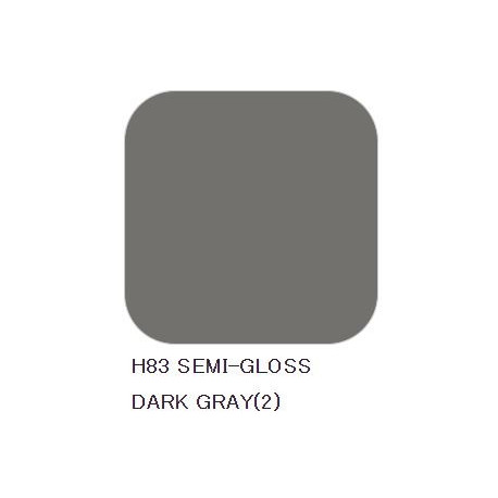 HC H83 Hobby Aqueous Color Gris foncé 2 satiné / Dark gray 2 semi gloss