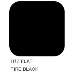 Hobby Aqueous Color Noir de pneu mat / Flat tire black