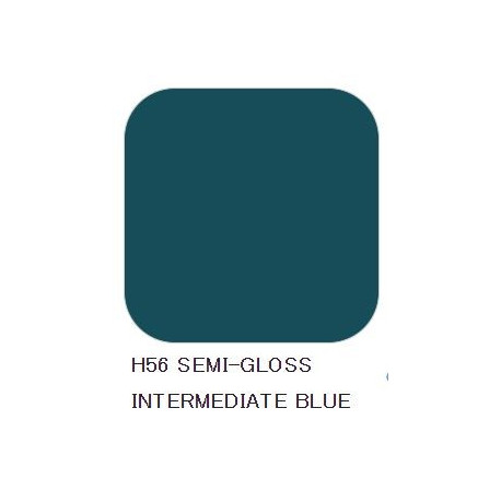 Hobby Aqueous Color Bleu moyen satiné / Intermediate blue semi gloss