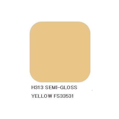 Hobby Aqueous Jaune satiné / Semi gloss Yellow FS 33531
