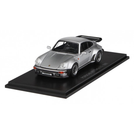 Porsche 911 turbo 3.3L, Argent Silver, 1988 1/43