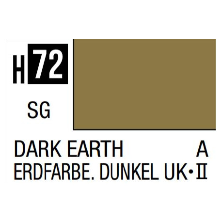 Hobby Aqueous Color Terre foncé satiné / Dark earth semi gloss