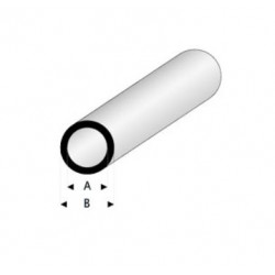 Tube Plastique Rond / Round Plastic Tubing 1000 * 1 * 2 mm