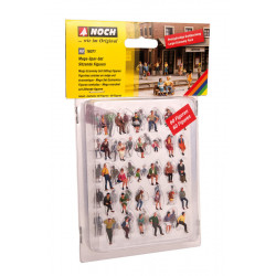 Mega-Spar-Set “Sitzende” 60 Figures, without Benches H0