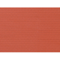1 Plaque de décor Briques Rouges / 1 Decor sheet Red Bricks, H0