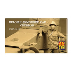 Belgian Armoured Car Officer 1/35